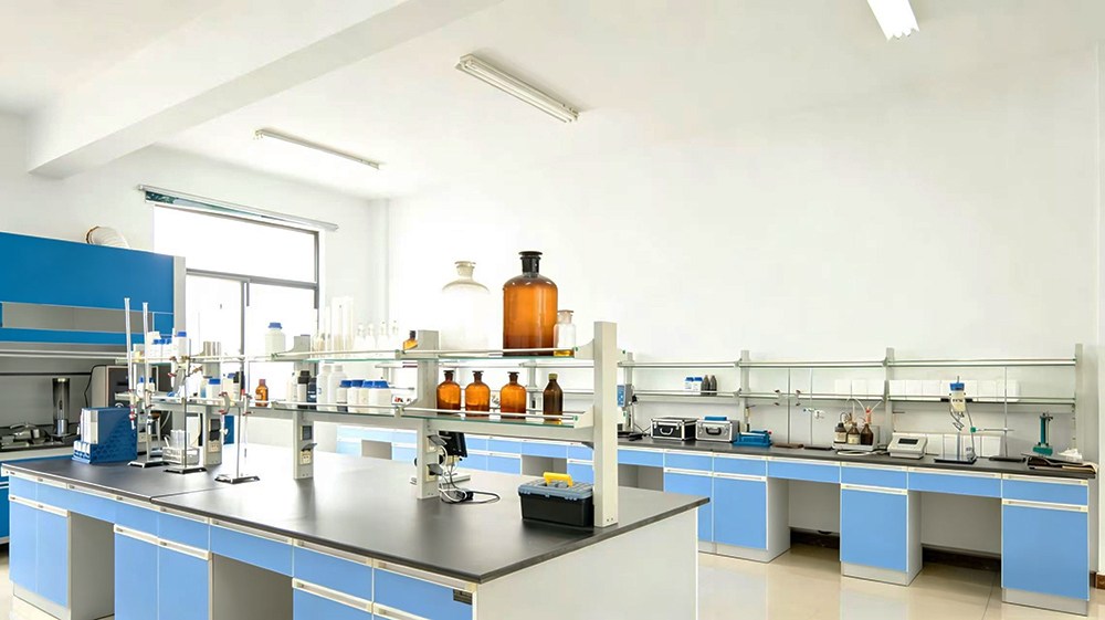 Polyurea coating laboratory for product testing and research at BW Polyurea