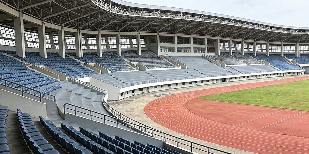 Polyurea coating project for stadium grandstand protection and waterproofing
