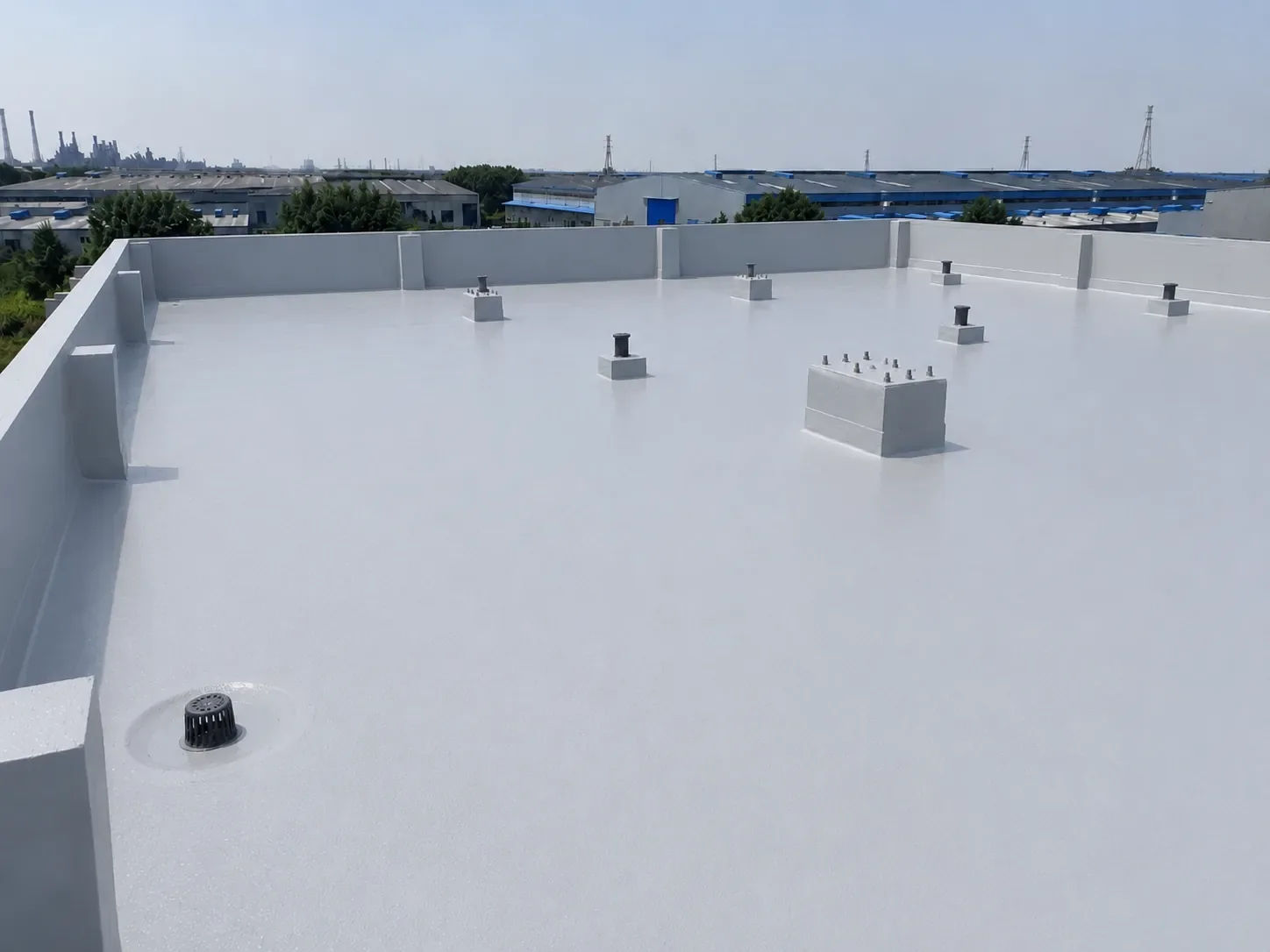 BW0-8029 手工涂敷聚脲膜外露聚天门冬氨酸混凝土屋顶面漆